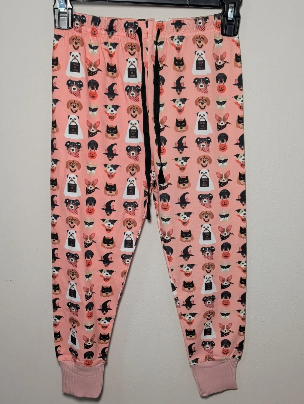 Nora Madison Halloween Dogs Pajamas with Matching T-shirt Cotton Girls Size 8-9